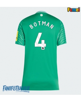 Newcastle United Sven Botman #4 Tricou Fotbal Replică 2025-26 Femei Deplasare